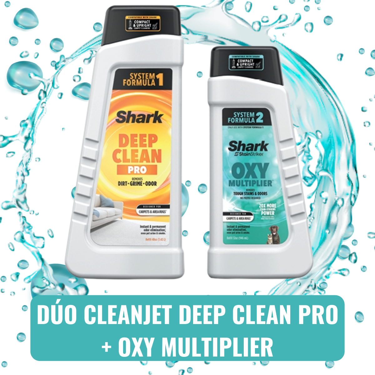 RESPUESTO LIMPIADORES CLEANJET - DEEP CLEAN PRO + OXY MULTIPLIER