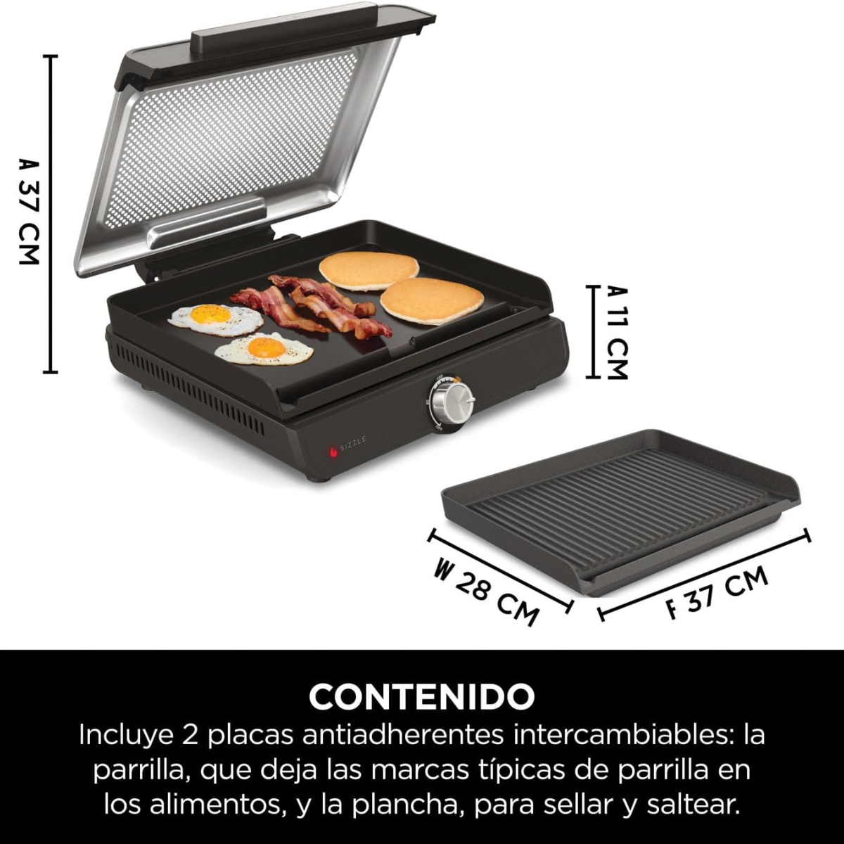 Parrilla GrillAir™ - Sellado pro sin abrir ventanas ni llenar todo de olor