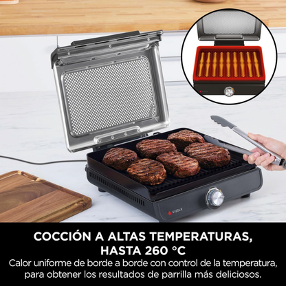 Parrilla GrillAir™ - Sellado pro sin abrir ventanas ni llenar todo de olor