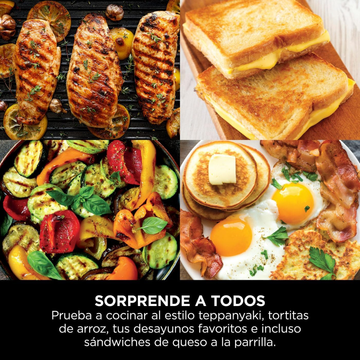 Parrilla GrillAir™ - Sellado pro sin abrir ventanas ni llenar todo de olor