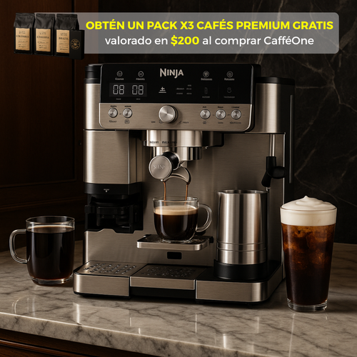 Cafetera CafféOne — Todo tu café en una sola máquina.