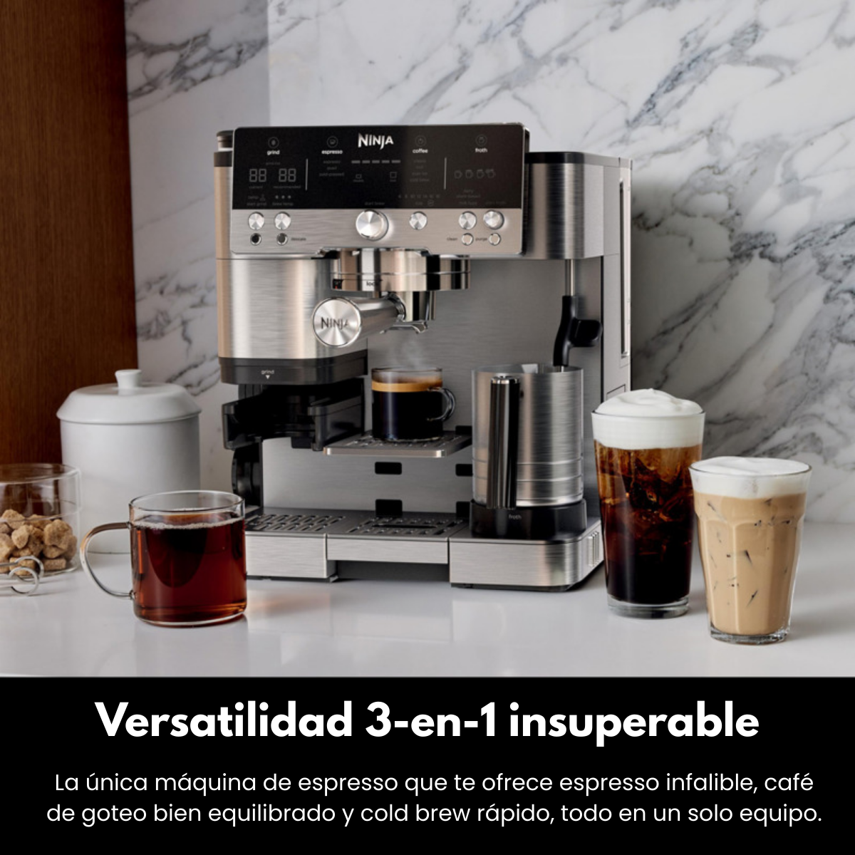 Cafetera CafféOne — Todo tu café en una sola máquina.