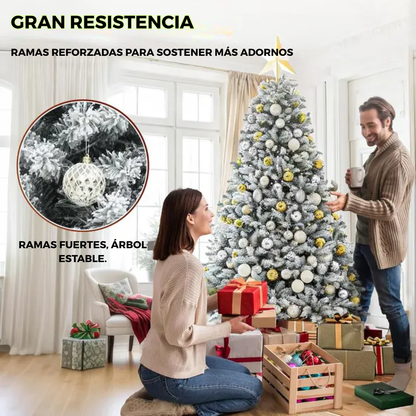 Arbol Navideño EverLush™ - El centro vivo de tu Navidad, sin fallas