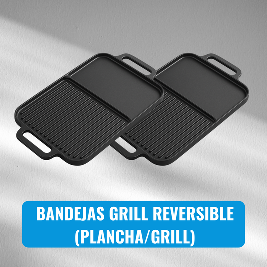 Bandejas grill reversible (plancha/grill)