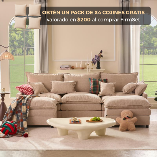 Sofá FirmSeat™ - Comodidad profunda que no pierde forma