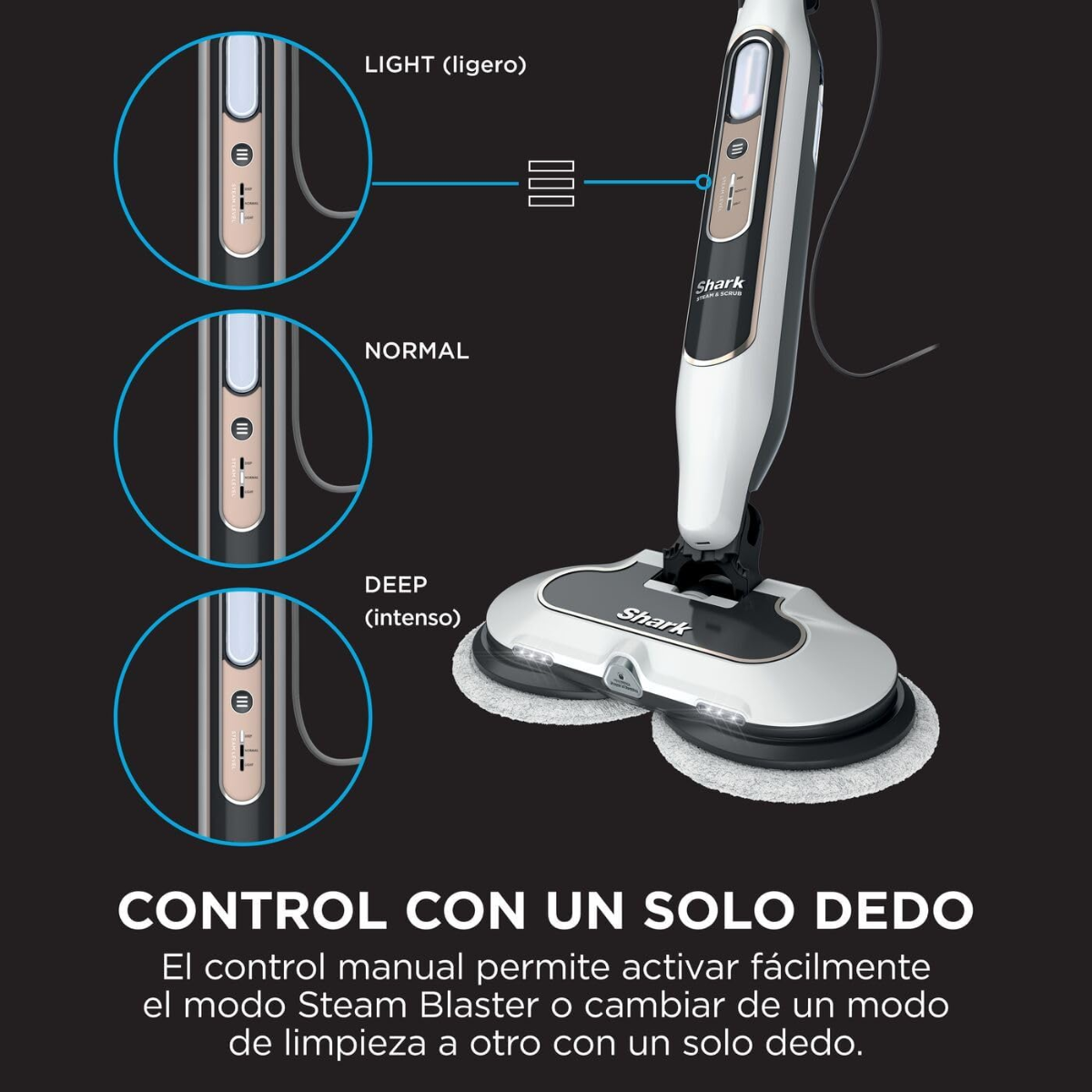 Fregona a Vapor TrueClean™ - Pisos perfectos sin repetir